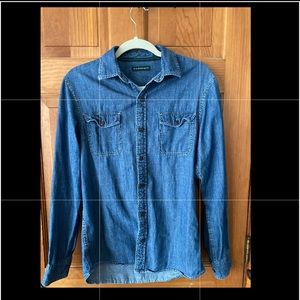 Jean button up